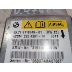 Recambio de centralita airbag para bmw 5 (e60) 520 d referencia OEM IAM 6577911874901  