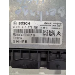 Recambio de centralita inyeccion para citroën berlingo multispace (b9) 1.6 hdi 90 referencia OEM IAM 0281013872  