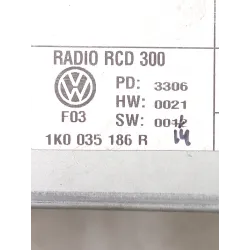 Recambio de sistema audio / radio cd para volkswagen golf v (1k1) 1.9 tdi referencia OEM IAM 1K0035186R  