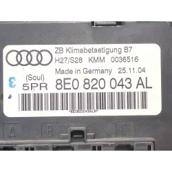 Recambio de mando climatizador para audi a4 b7 (8ec) 2.0 tdi 16v referencia OEM IAM 8E0820043AL  