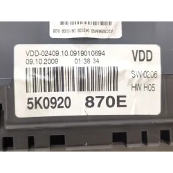 Recambio de cuadro completo para volkswagen golf vi (5k1) 1.6 tdi referencia OEM IAM 5K0920870E  