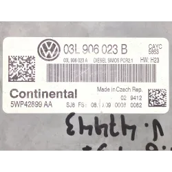 Recambio de centralita inyeccion para volkswagen golf vi (5k1) 1.6 tdi referencia OEM IAM 03L906023B 5WP42899AA  