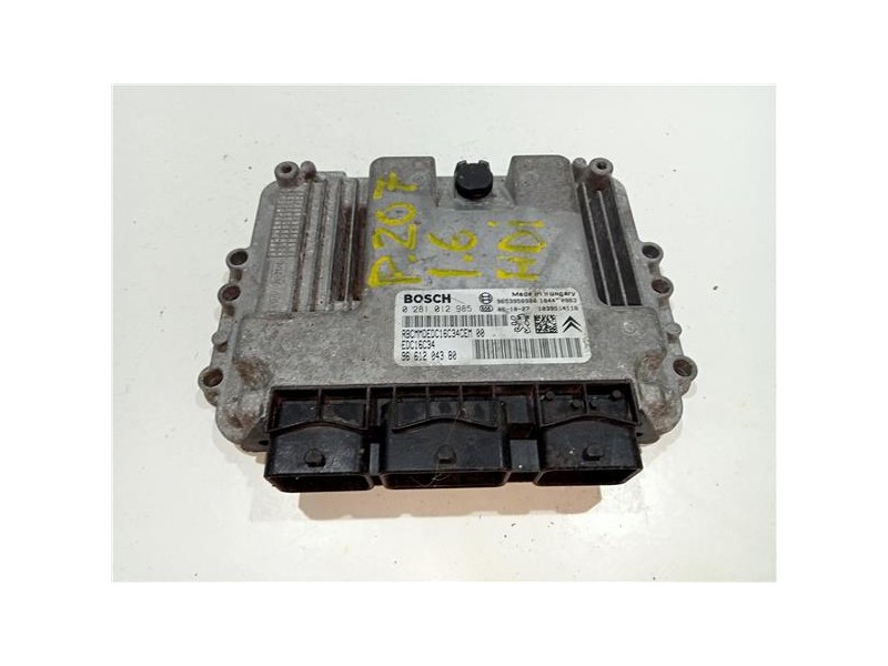 Recambio de centralita inyeccion para peugeot 207 (2006) 1.4 confort [1,4 ltr. - 50 kw hdi] referencia OEM IAM 0281012985  