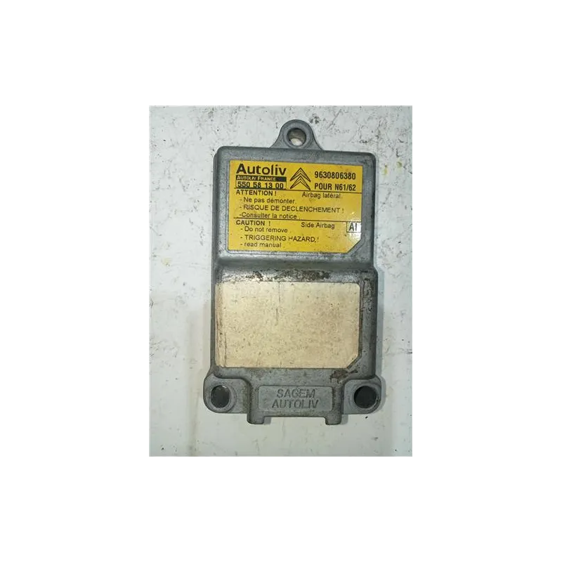 Recambio de centralita airbag para citroën xsara berlina (1997) 1.9 td referencia OEM IAM 550581300  