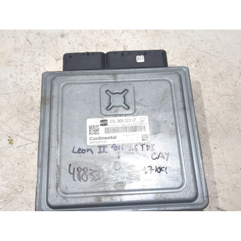 Recambio de centralita inyeccion para seat leon (1p1) 1.6 tdi referencia OEM IAM 03L906023LF  