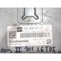 Recambio de centralita inyeccion para seat leon (1p1) 1.6 tdi referencia OEM IAM 03L906023LF  