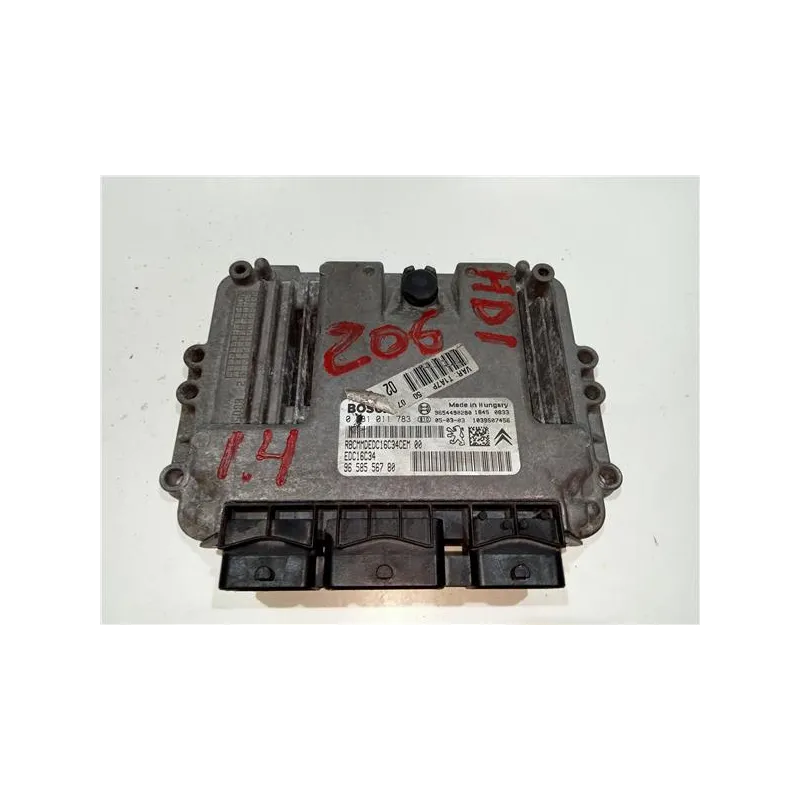 Recambio de centralita inyeccion para peugeot 206 (1998) 1.4 hdi eco 70 referencia OEM IAM 0281011783  