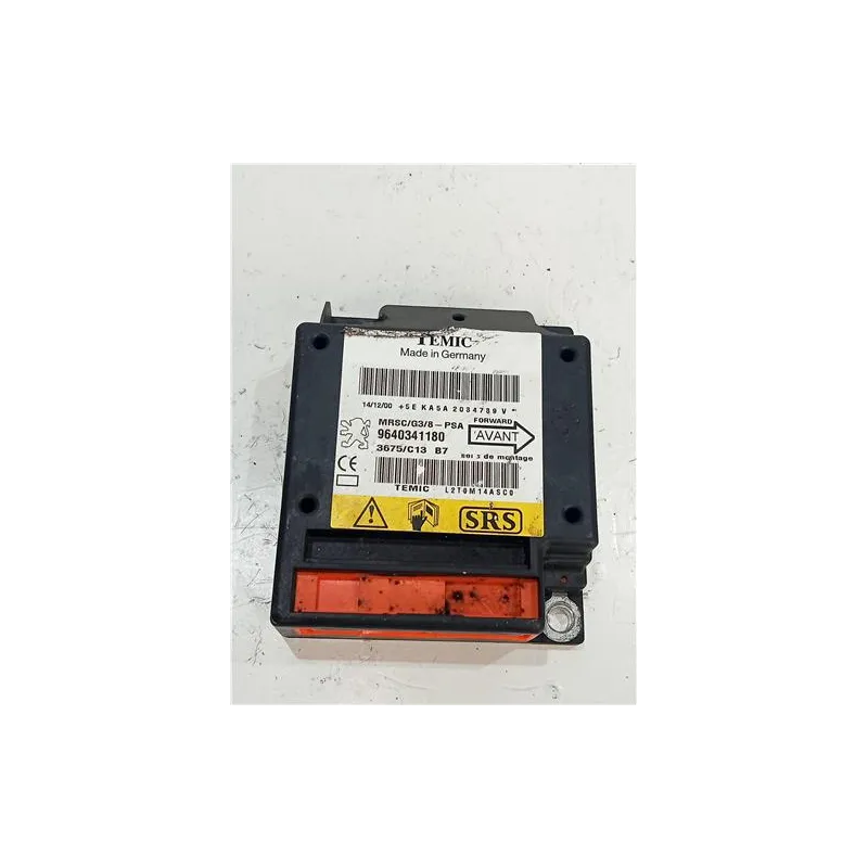Recambio de centralita airbag para peugeot 607 (s1)(12.200012.2004) 2.2 hdi referencia OEM IAM 9640341180  