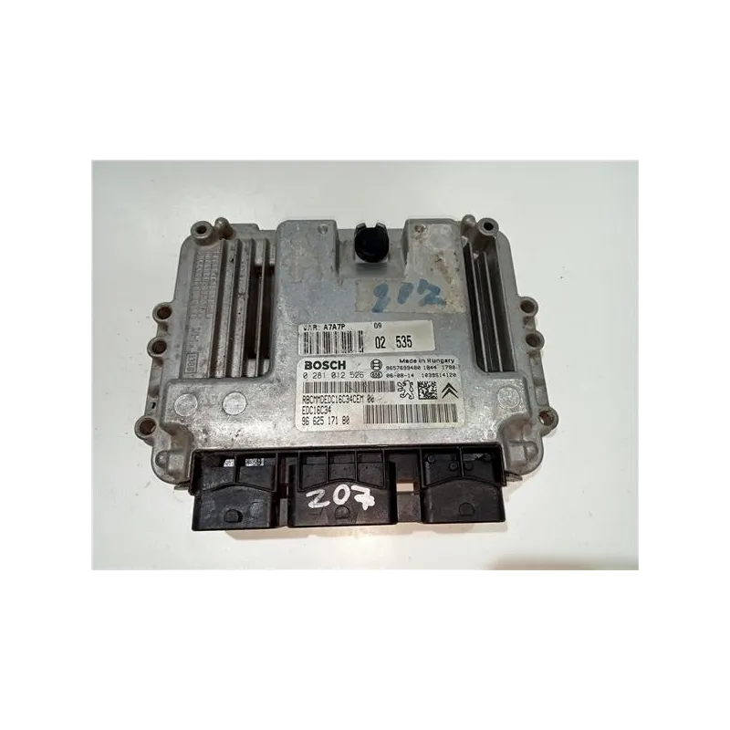 Recambio de centralita inyeccion para peugeot 206 sedán 1.4 hdi eco 70 referencia OEM IAM 0281012526  
