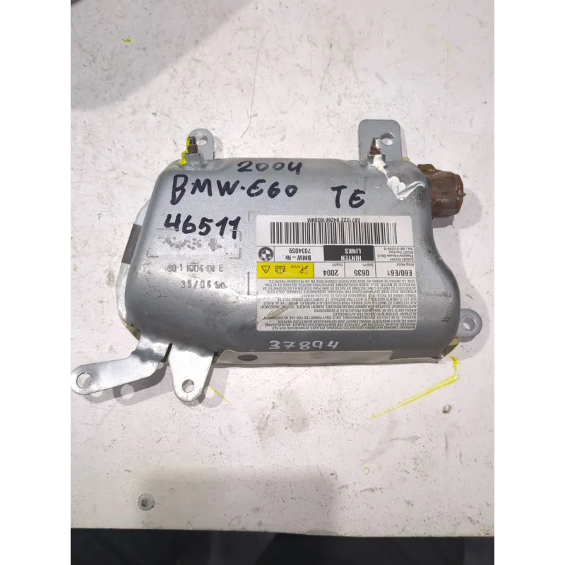 Recambio de airbag lateral trasero izquierdo para bmw 5 (e60) 530 d referencia OEM IAM 601190401  