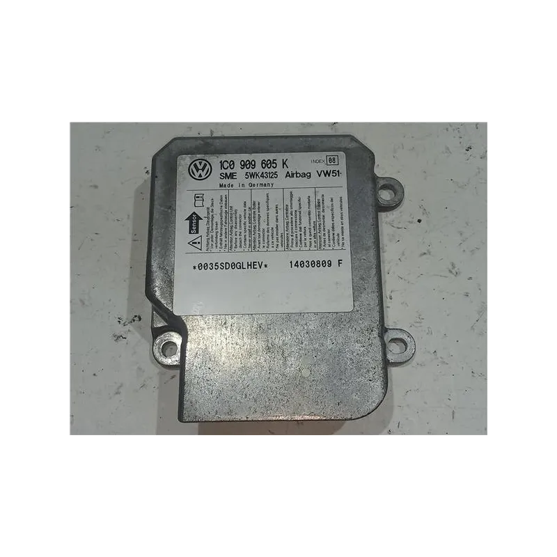Recambio de centralita airbag para volkswagen polo iv (9n1)(11.2001) 1.9 tdi referencia OEM IAM 1C0909605K  