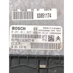 Recambio de centralita para peugeot 307 (3a/c) 1.6 hdi 110 referencia OEM IAM 0281011627 9656161880  
