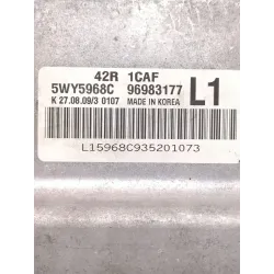 Recambio de centralita inyeccion para chevrolet aveo / kalos hatchback (t250, t255) 1.2 referencia OEM IAM 96983177  