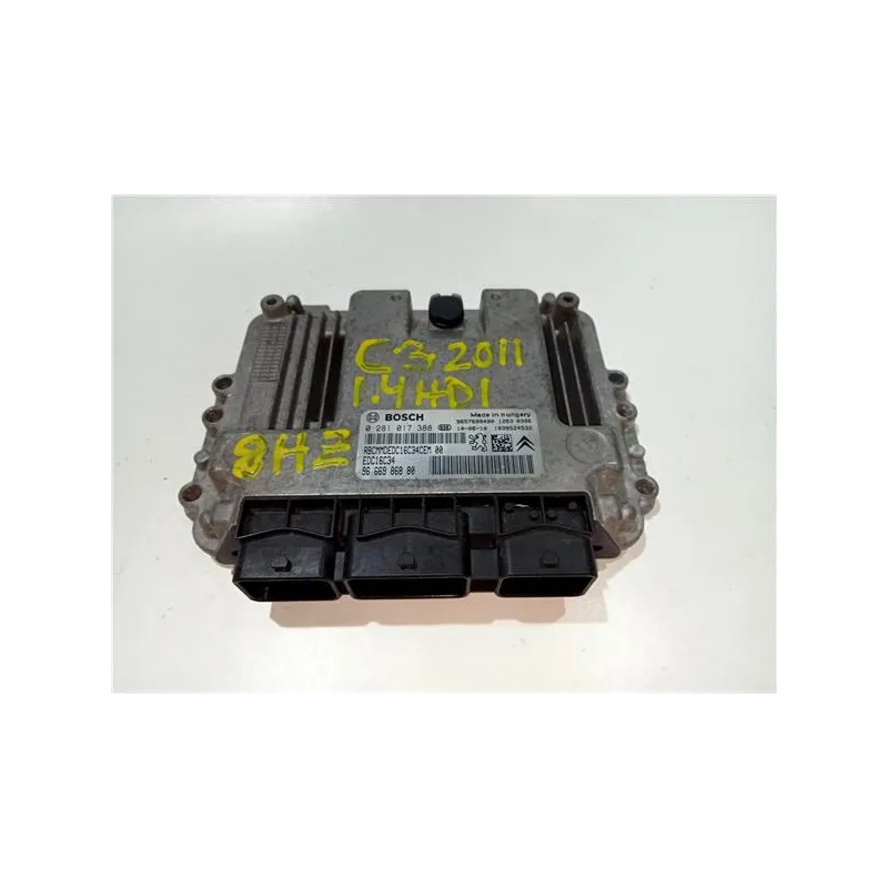 Recambio de centralita inyeccion para citroën c3 (09.2009) 1.4 hdi 70 referencia OEM IAM 0281017388  