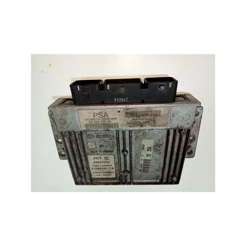 Recambio de centralita inyeccion para peugeot 206 + (2009) 1.4 básico [1,4 ltr. - 55 kw] referencia OEM IAM 9656972580  