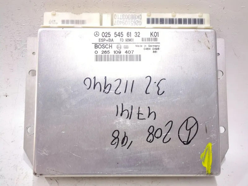 Recambio de centralita abs para mercedes-benz clk (c208) clk 320 (208.365) referencia OEM IAM 0255456132 0265109407  