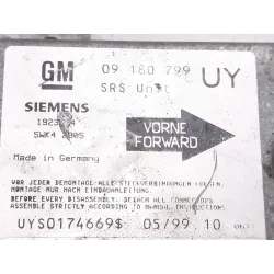 Recambio de centralita airbag para opel astra g hatchback (t98) 2.0 di (f08, f48) referencia OEM IAM 09180799  