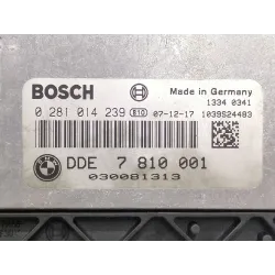 Recambio de centralita inyeccion para bmw serie 1 referencia OEM IAM 0281014239 7810001  