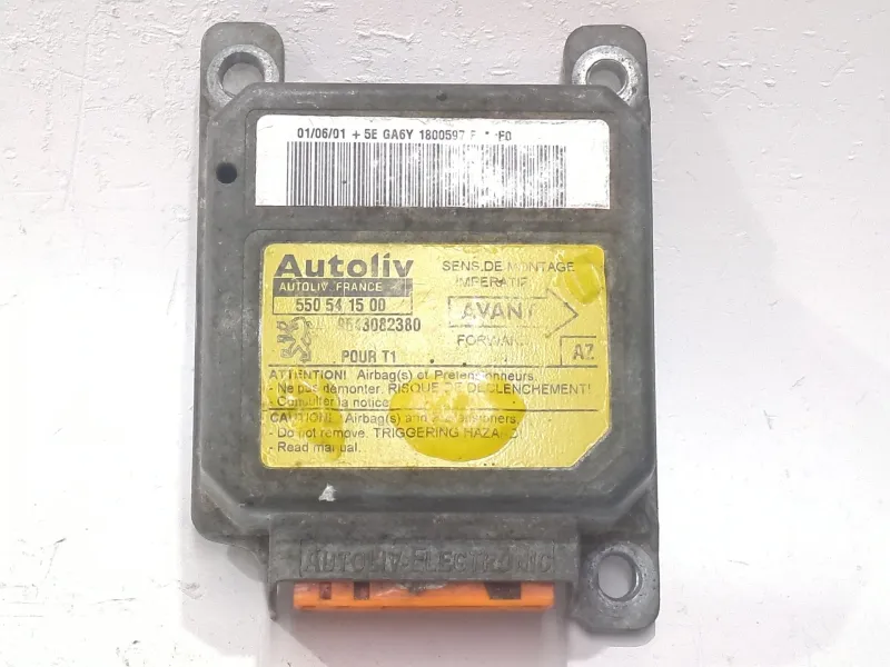 Recambio de centralita airbag para peugeot 206 (1998) 1.6 i referencia OEM IAM 9643082380  