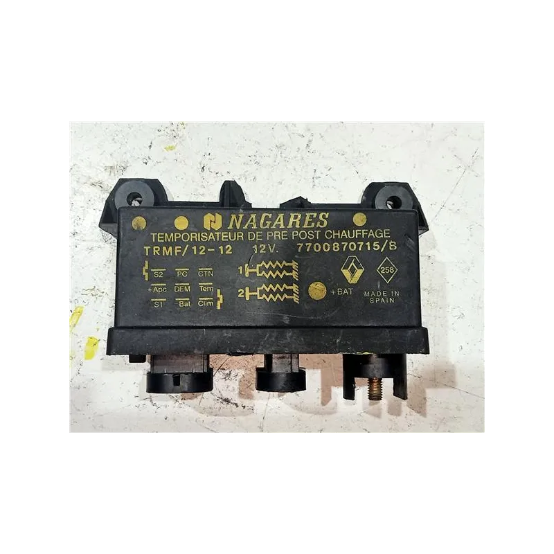 Recambio de caja precalentamiento para renault megane i fase 2 berlina (ba0)(1999) referencia OEM IAM 7700870715B  