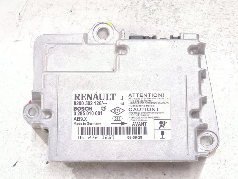 Recambio de centralita airbag para renault modus i (2004) dci (fp0f, jp0f) referencia OEM IAM 8200502126 0285010001  