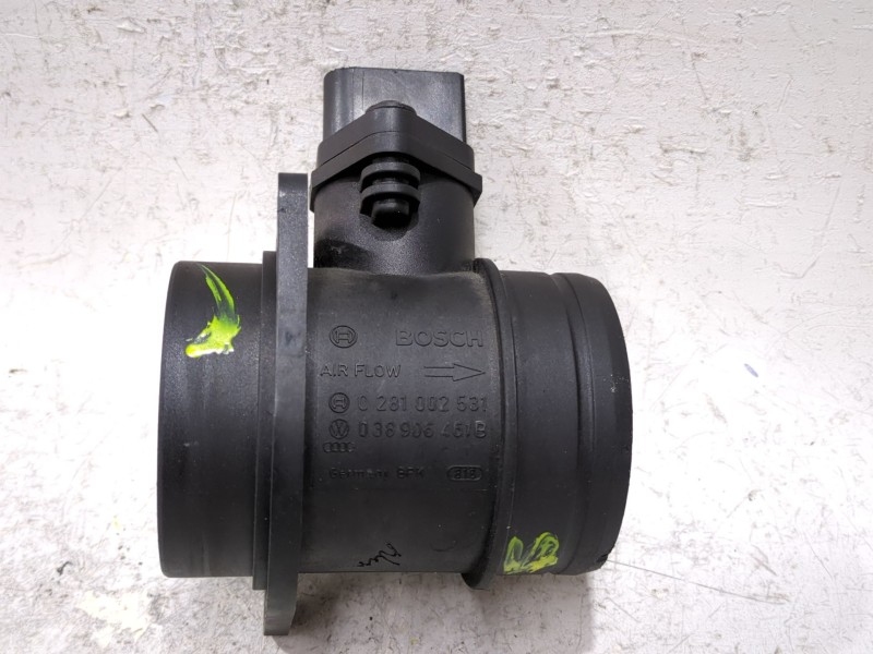 Recambio de caudalimetro para volkswagen golf v (1k1) 1.9 tdi referencia OEM IAM 0281002531 038906451B  