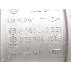 Recambio de caudalimetro para volkswagen golf v (1k1) 1.9 tdi referencia OEM IAM 0281002531 038906451B  