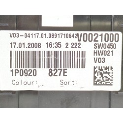 Recambio de cuadro completo para seat leon (1p1)(05.2005) 1.9 tdi referencia OEM IAM 110080369016 1P0920827E  