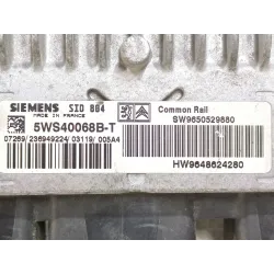 Recambio de centralita inyeccion para citroën c3 i (fc_, fn_) 1.4 hdi referencia OEM IAM 5WS40068BT 9648624280  
