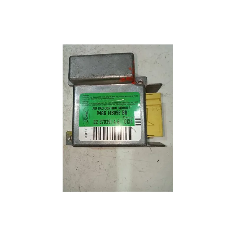 Recambio de centralita airbag para ford escort berlina (1986) 1.1 referencia OEM IAM 94AG14B056BA  