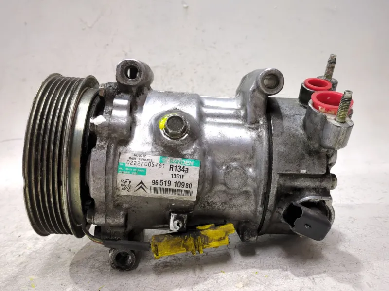 Recambio de compresor a/a para peugeot 207 confort hdi referencia OEM IAM 9651910980  