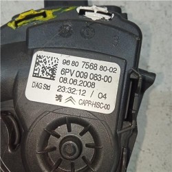 Recambio de potenciometro pedal gas para peugeot 207 (2006) 1.4 confort [1,4 ltr. - 50 kw hdi] referencia OEM IAM 968075688002  