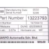 Recambio de pantalla multifuncion para opel insignia a (g09) 2.0 cdti (68) referencia OEM IAM 13223793  