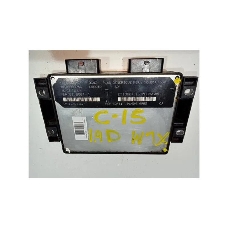 Recambio de centralita inyeccion para citroën c 15 (1985) 1.9 d referencia OEM IAM R04080024A  