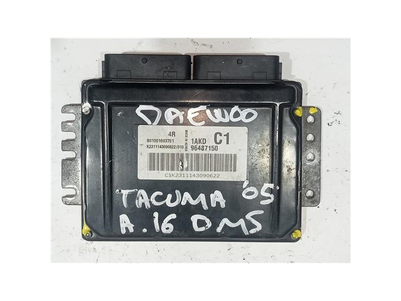 Recambio de centralita inyeccion para daewoo tacuma (2001) 1.6 se [1,6 ltr. - 77 kw cat] referencia OEM IAM S010016037E1 4R  