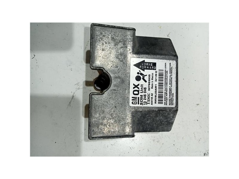 Recambio de centralita airbag para opel zafira b (2005) 1.9 cdti referencia OEM IAM 327963935  