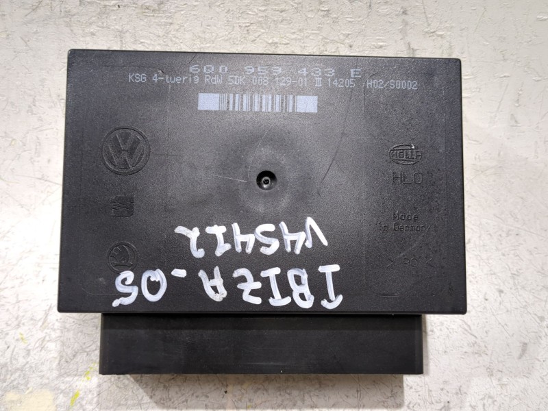 Recambio de modulo electronico para seat ibiza (6l1)(04.2002) 1.9 tdi referencia OEM IAM 6Q0959433E  