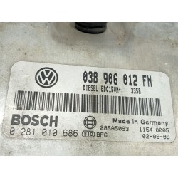 Recambio de centralita inyeccion para seat leon (1m1)(11.1999) 1.9 tdi referencia OEM IAM 038906012FN  