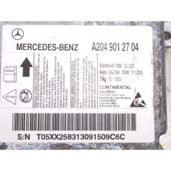 Recambio de centralita airbag para mercedes-benz clase c (w204) c 200 cdi (204.001) referencia OEM IAM A2049012704  