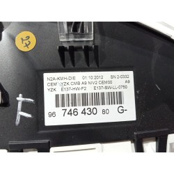 Recambio de cuadro instrumentos para peugeot 208 1.6 hdi referencia OEM IAM 9674643080  