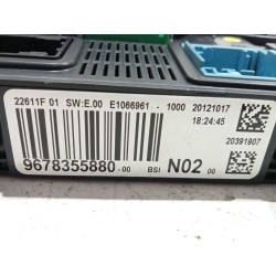 Recambio de caja reles / fusibles para peugeot 208 1.6 hdi referencia OEM IAM 9678355880  