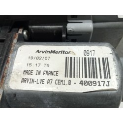 Recambio de motor elevalunas delantero izquierdo para peugeot 207 (2006) 1.6 hdi referencia OEM IAM 400917J  