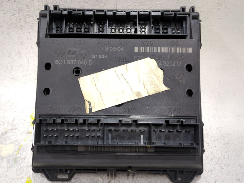 Recambio de caja reles / fusibles para seat ibiza (6l1)(04.2002) 1.9 sdi referencia OEM IAM 6Q1937049D  