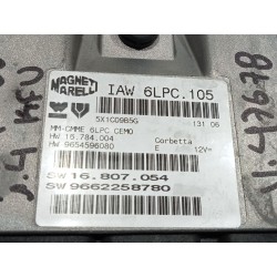 Recambio de centralita motor uce para peugeot 207/207+ (wa_, wc_) 1.4 16v referencia OEM IAM 9662258780  