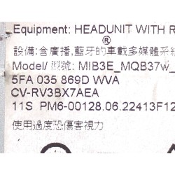 Recambio de pantalla multifuncion para seat leon (kl1, klg) 2.0 tdi referencia OEM IAM 5FA035869D  