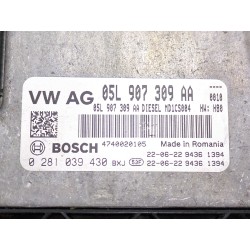 Recambio de centralita inyeccion para seat leon (kl1, klg) 2.0 tdi referencia OEM IAM 05L907309AA 0281039430  