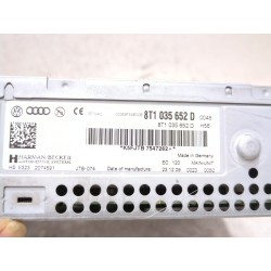Recambio de sistema audio / radio cd para audi a4 b8 (8k2) 3.0 tdi quattro referencia OEM IAM 8T1035652D  