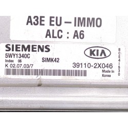 Recambio de centralita inyeccion para kia rio (bc)(2000) 1.4 referencia OEM IAM 391102X046 5WY1340C  