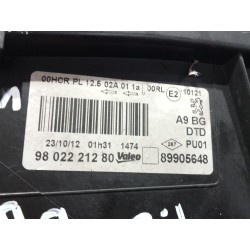 Recambio de faro delantero derecho para peugeot 208 1.6 hdi referencia OEM IAM 9802221280  