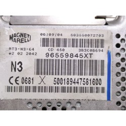 Recambio de sistema audio / radio cd para citroën c4 i (lc_) 2.0 hdi referencia OEM IAM 96559845XT  